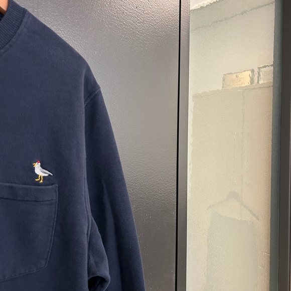 Revolution XL GUC some fading/stains Blue Crewneck Sweater Classic Knit Design - Picture 5 of 16